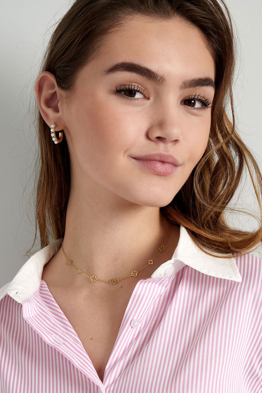 Klassieke klavertjes ketting