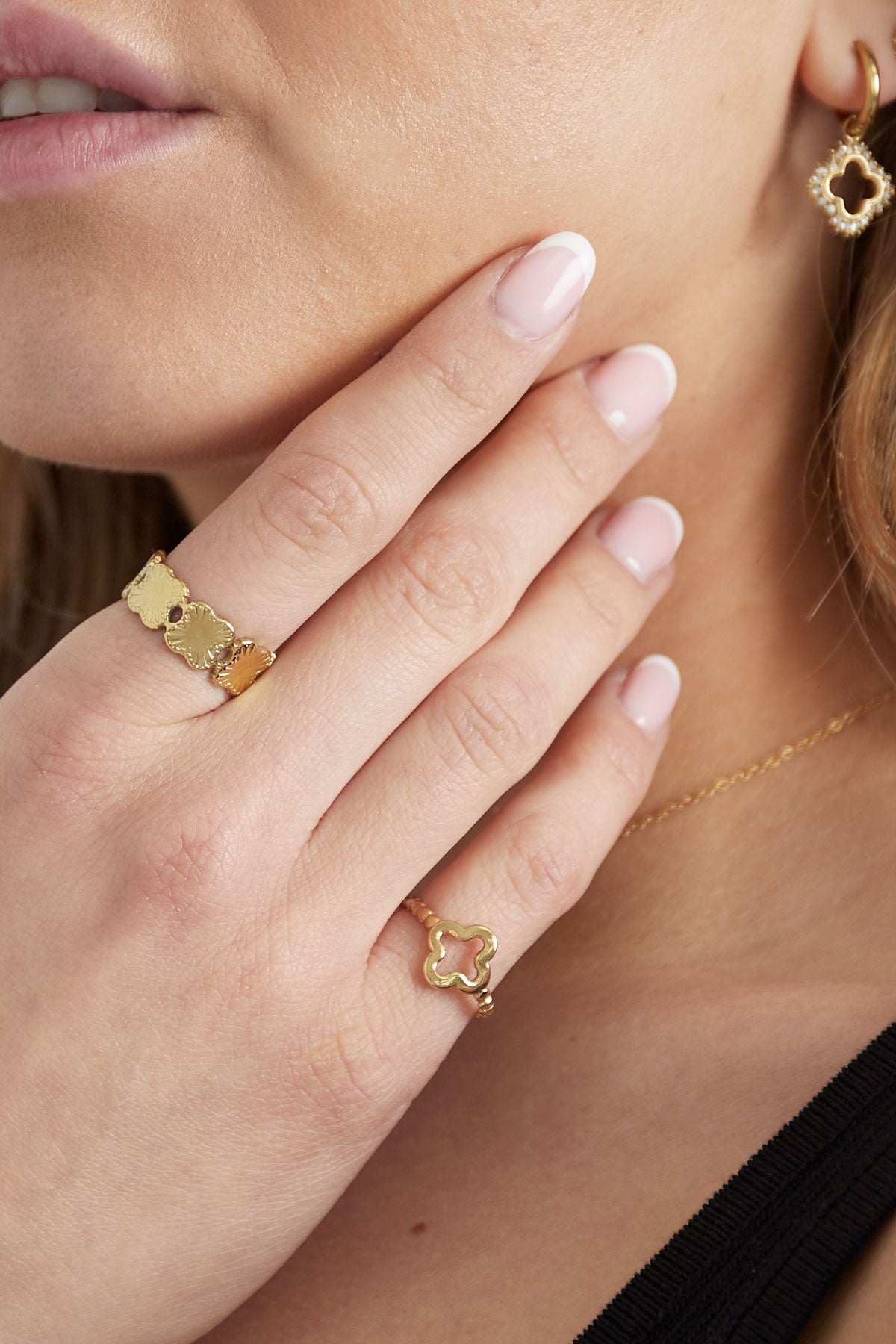 Ring met klaver