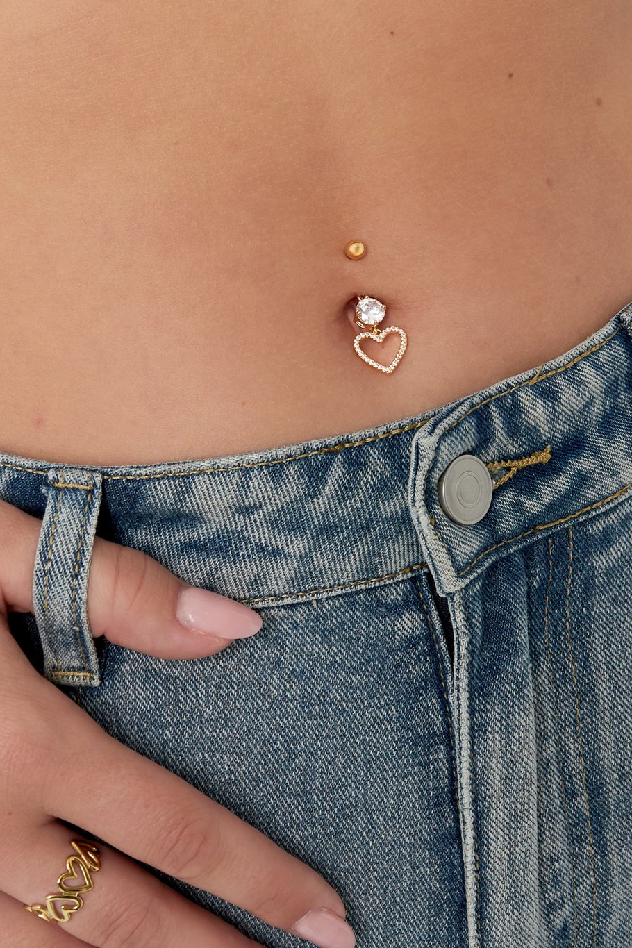 Navelpiercing Glimmer glam