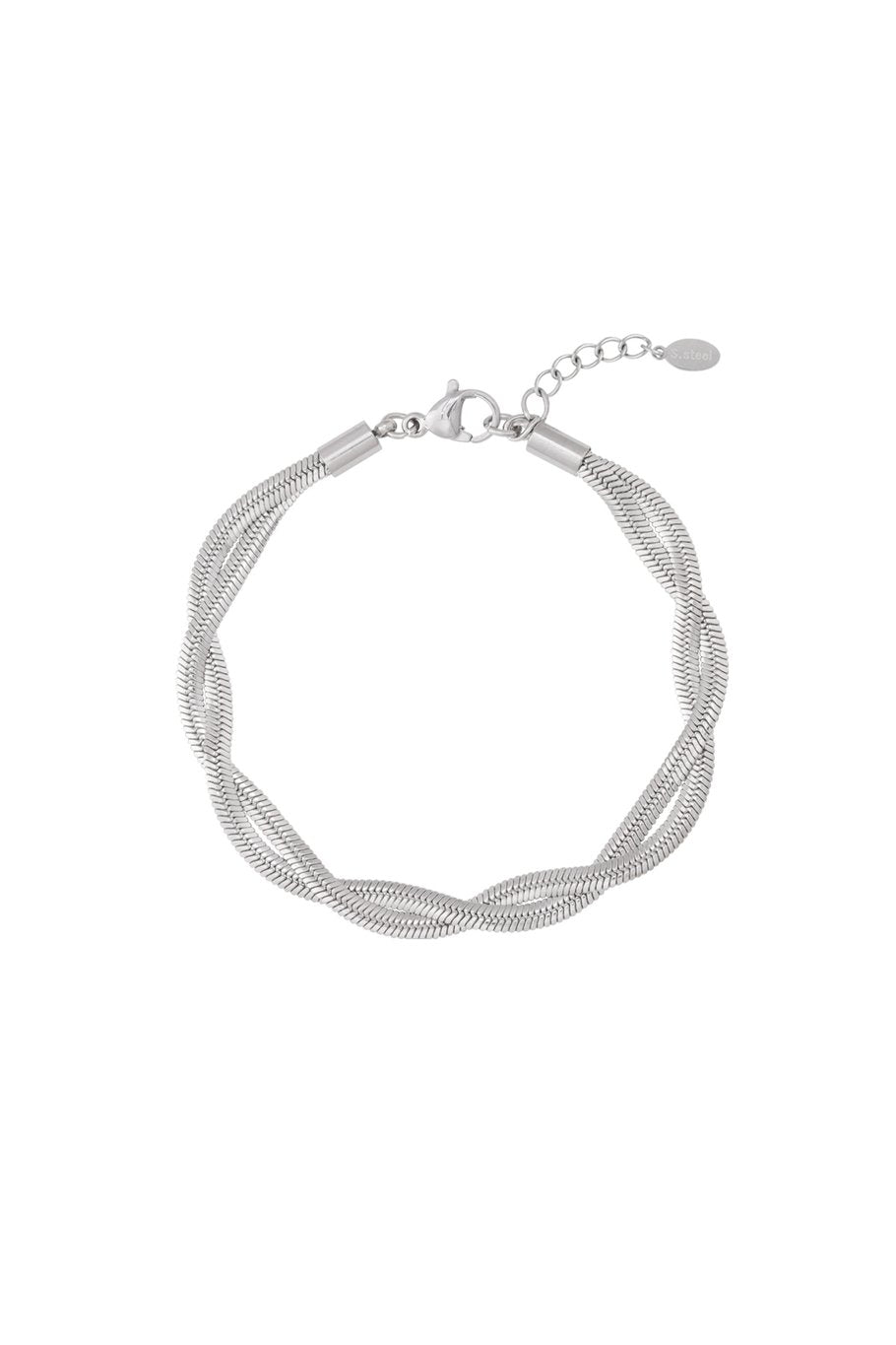 Gouden vlecht armbandje