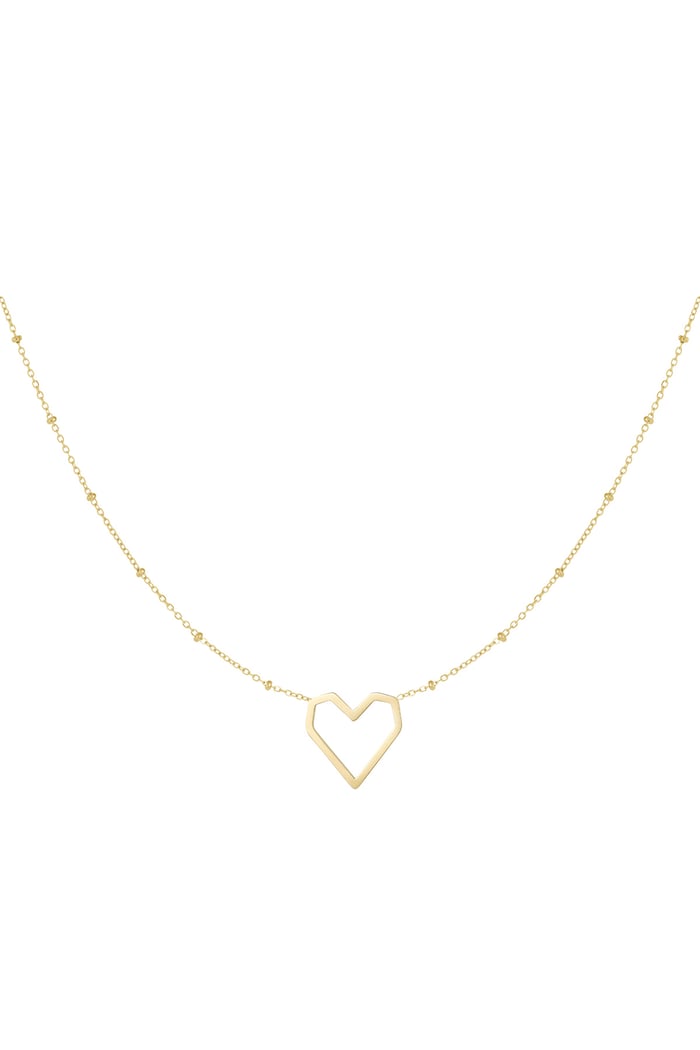 Ketting hart met dots