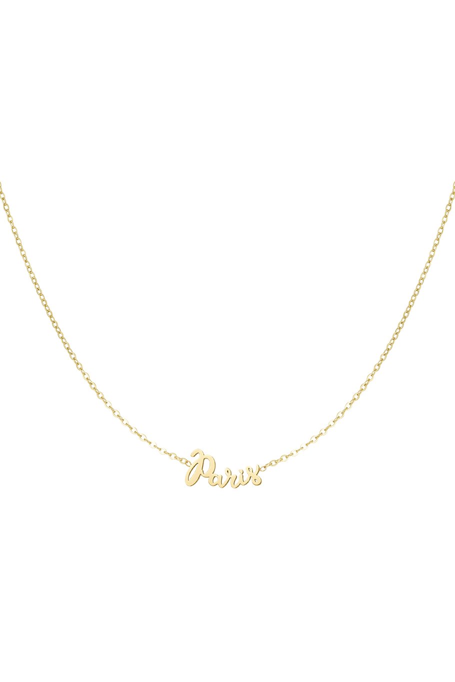 Paris ketting in letters