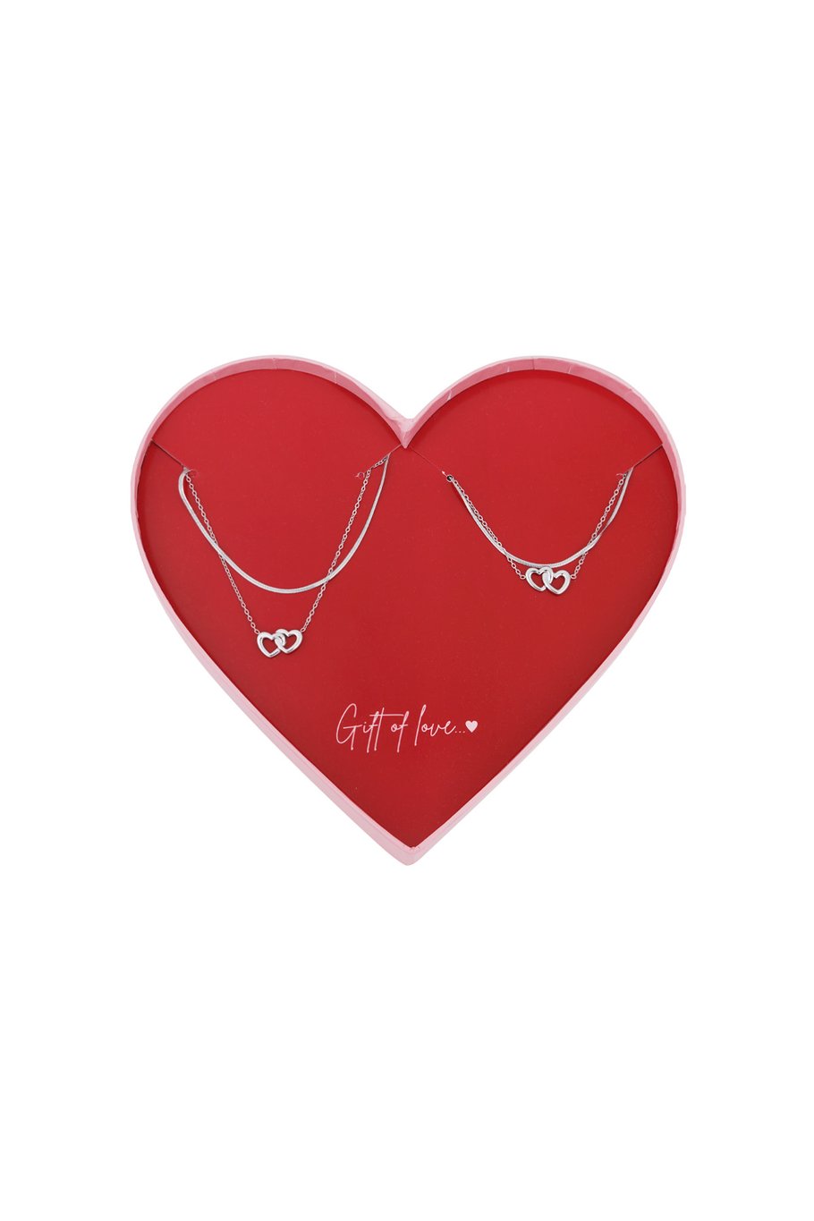 Ketting en armbandje connected hearts
