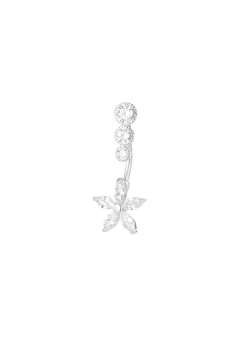 Navelpiercing bloem