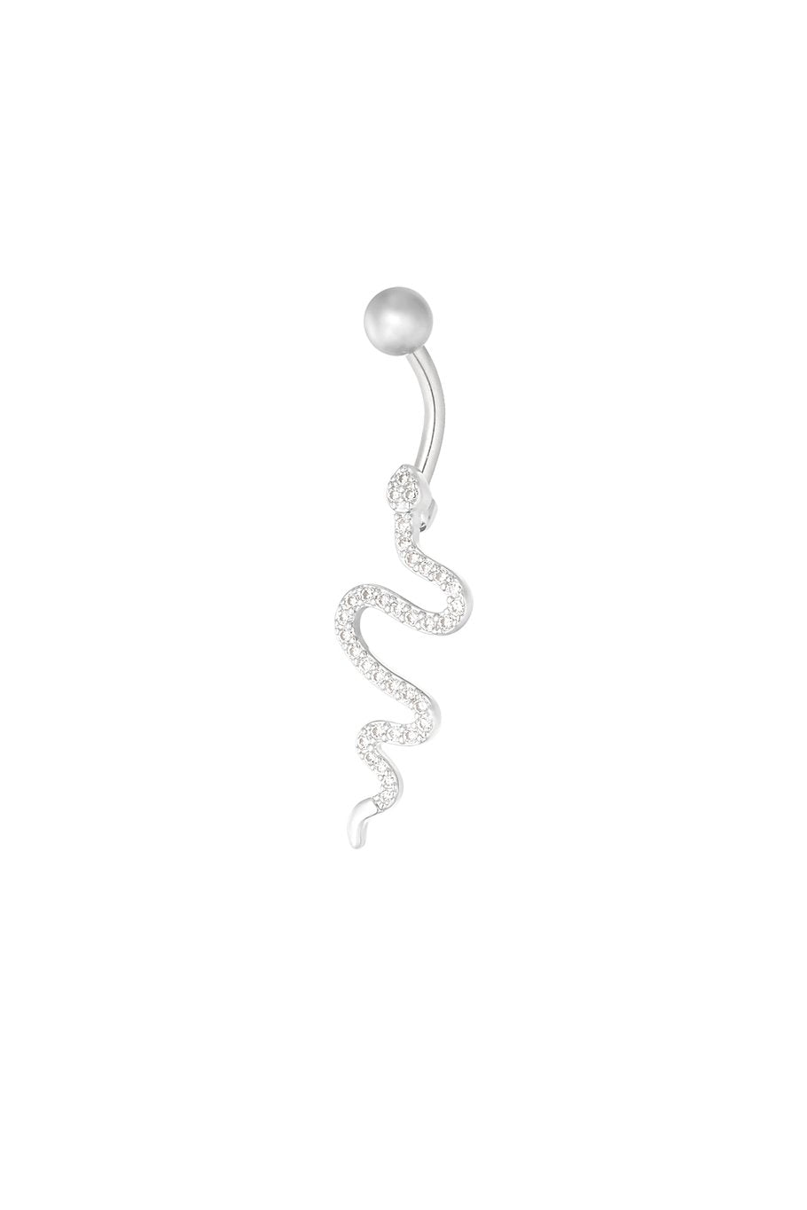 Slangen navelpiercing