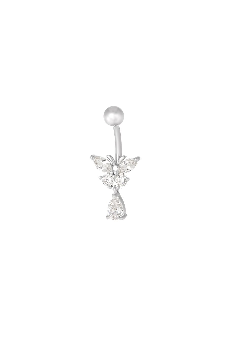 Navelpiercing crystal