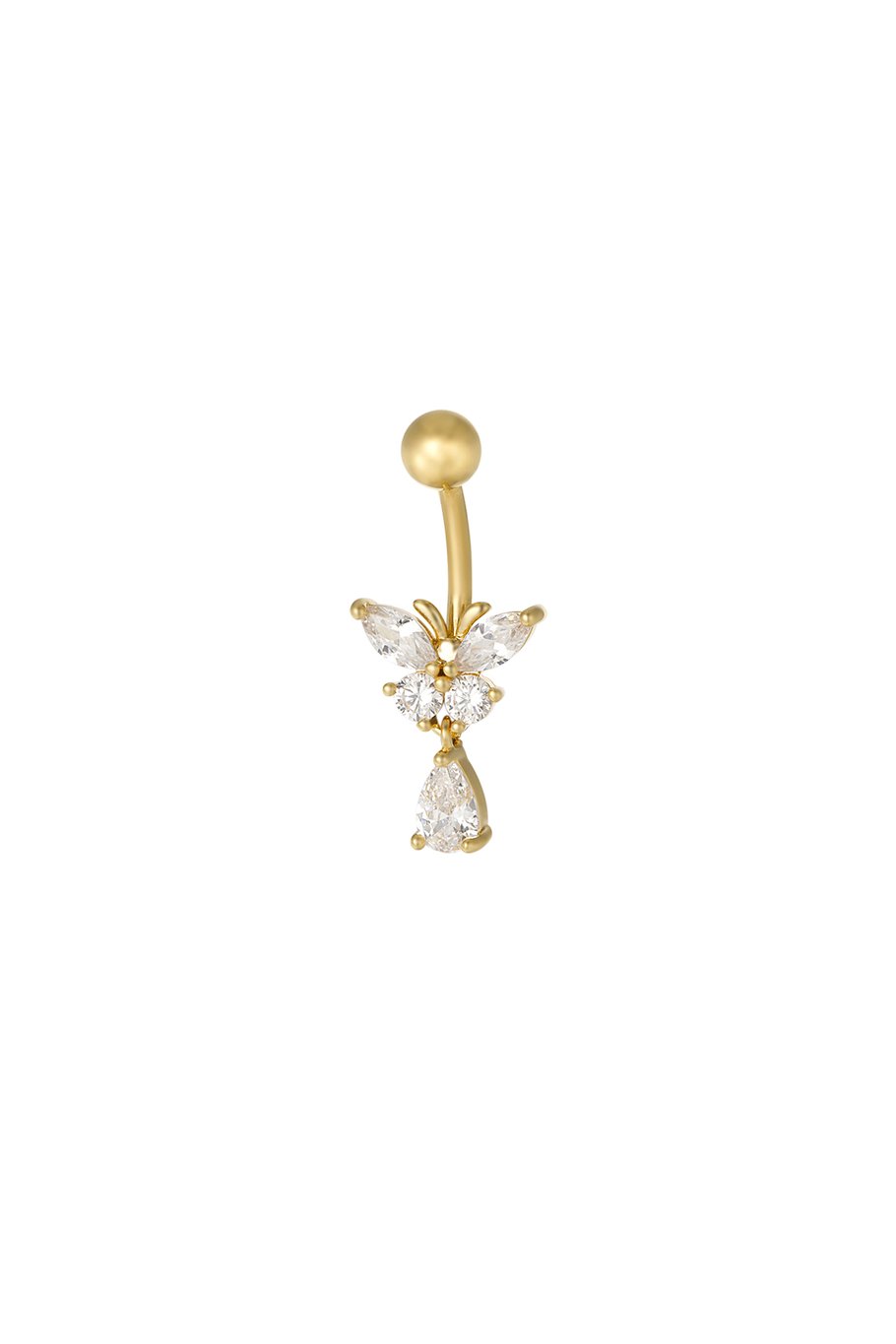 Navelpiercing crystal
