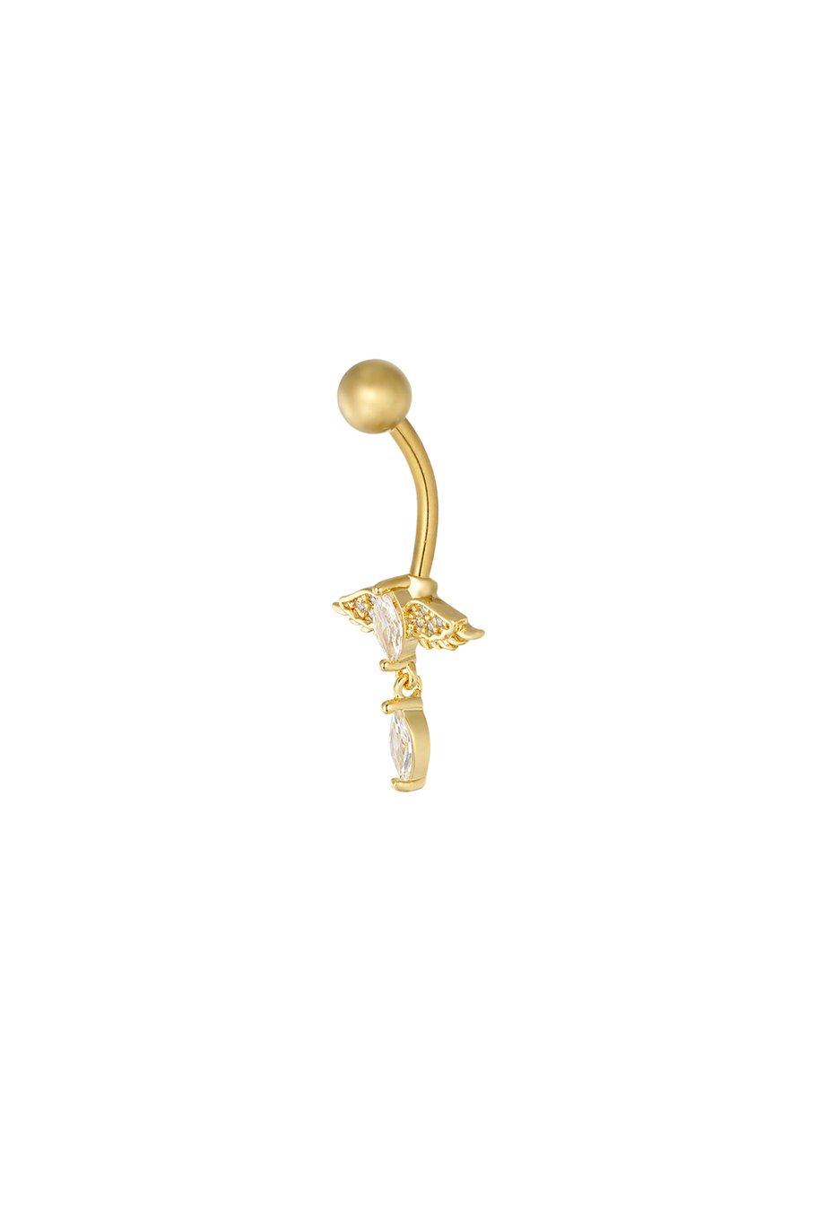 Navelpiercing glitter & shine