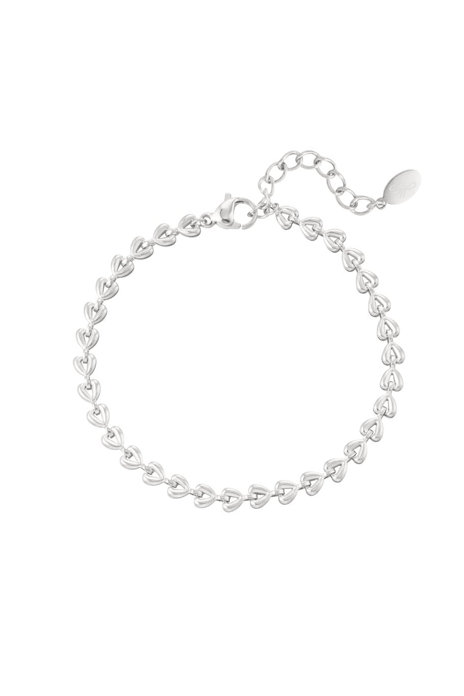 Armband linked hearts