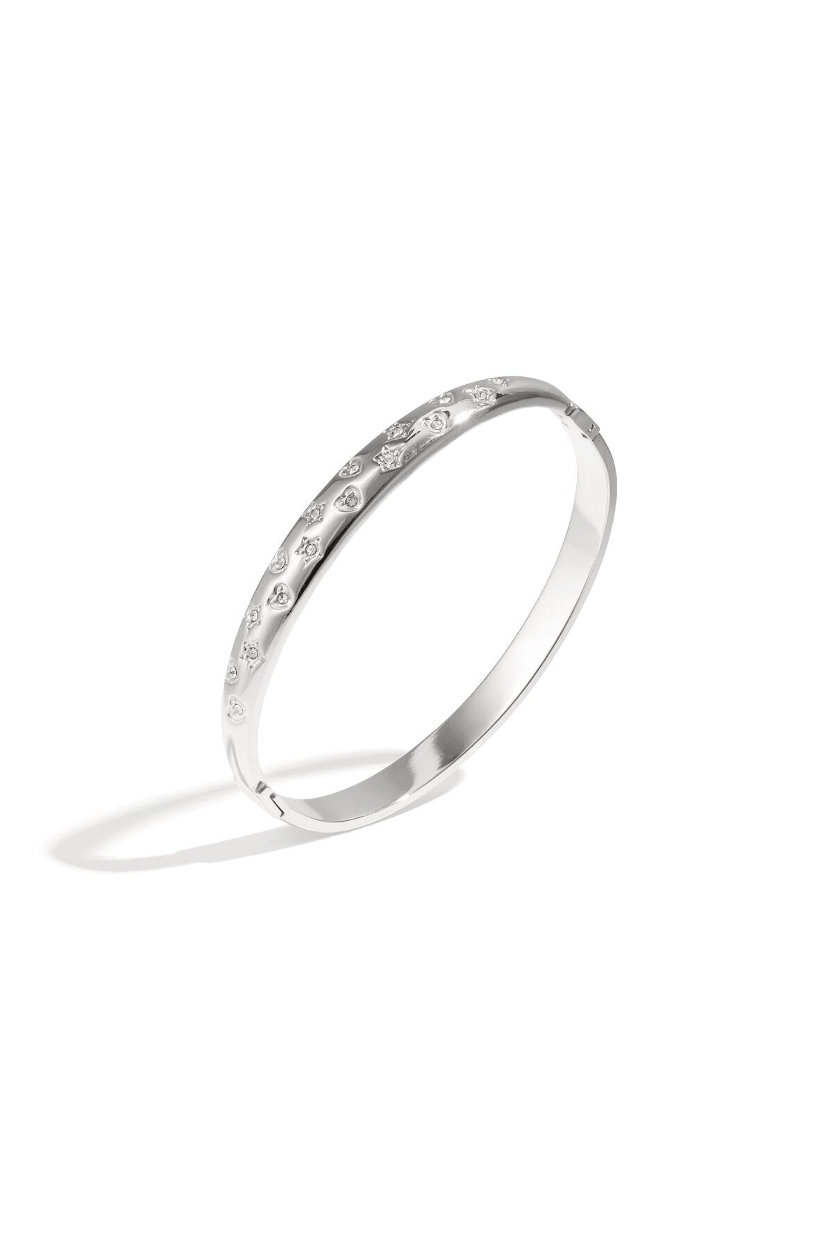 Bangle diamanten hartjes