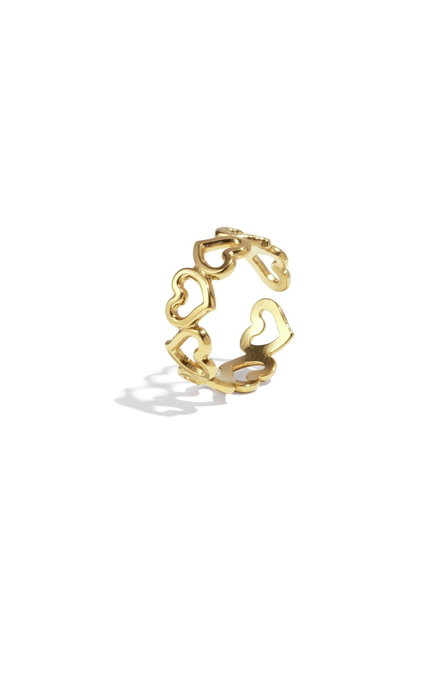 Mini hartjes ring