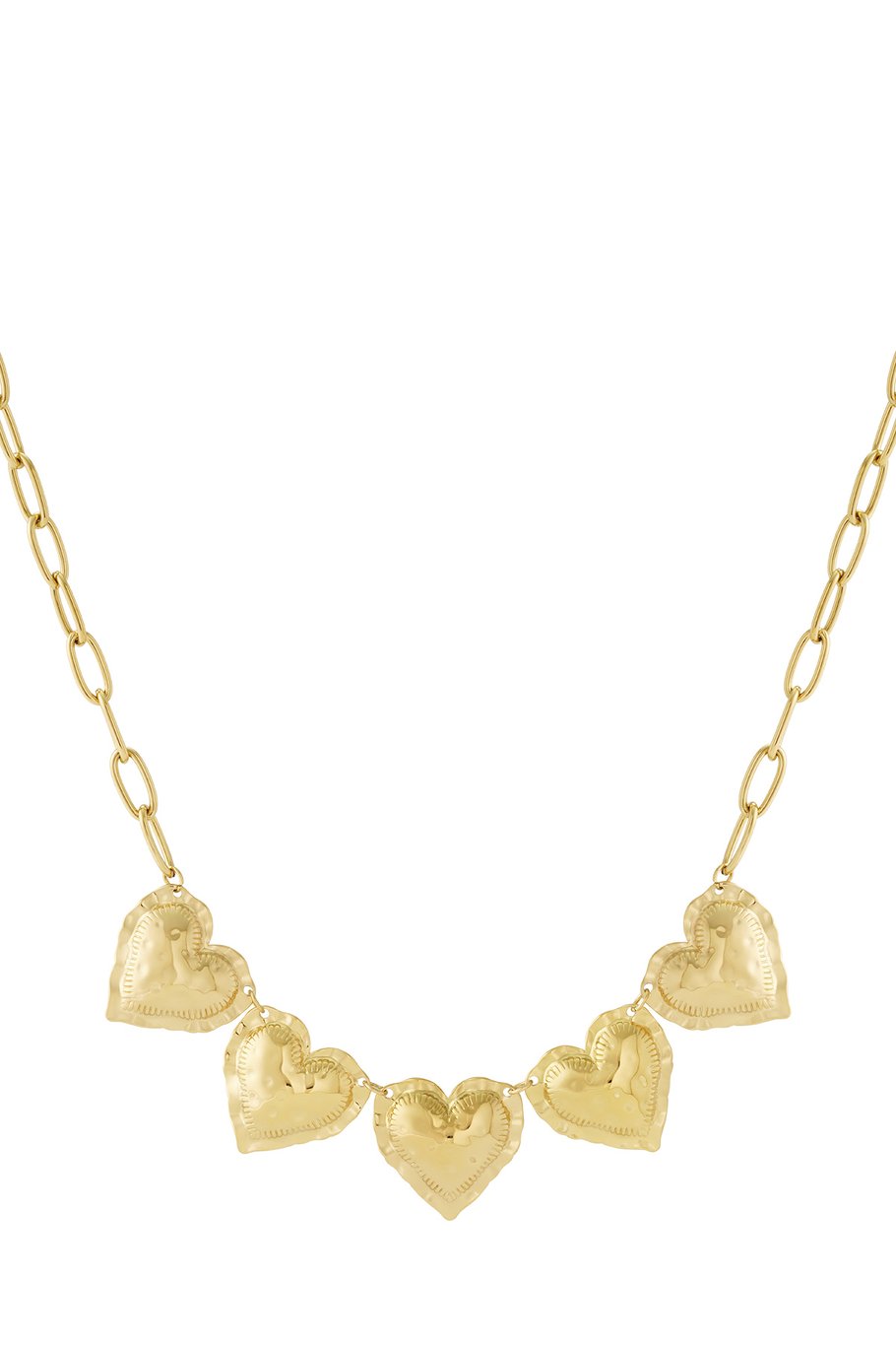 Ketting met 5 harten