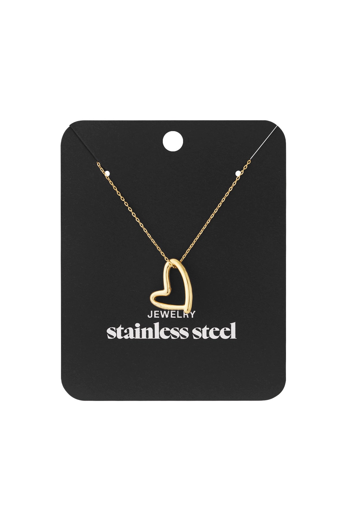 Soft heart ketting