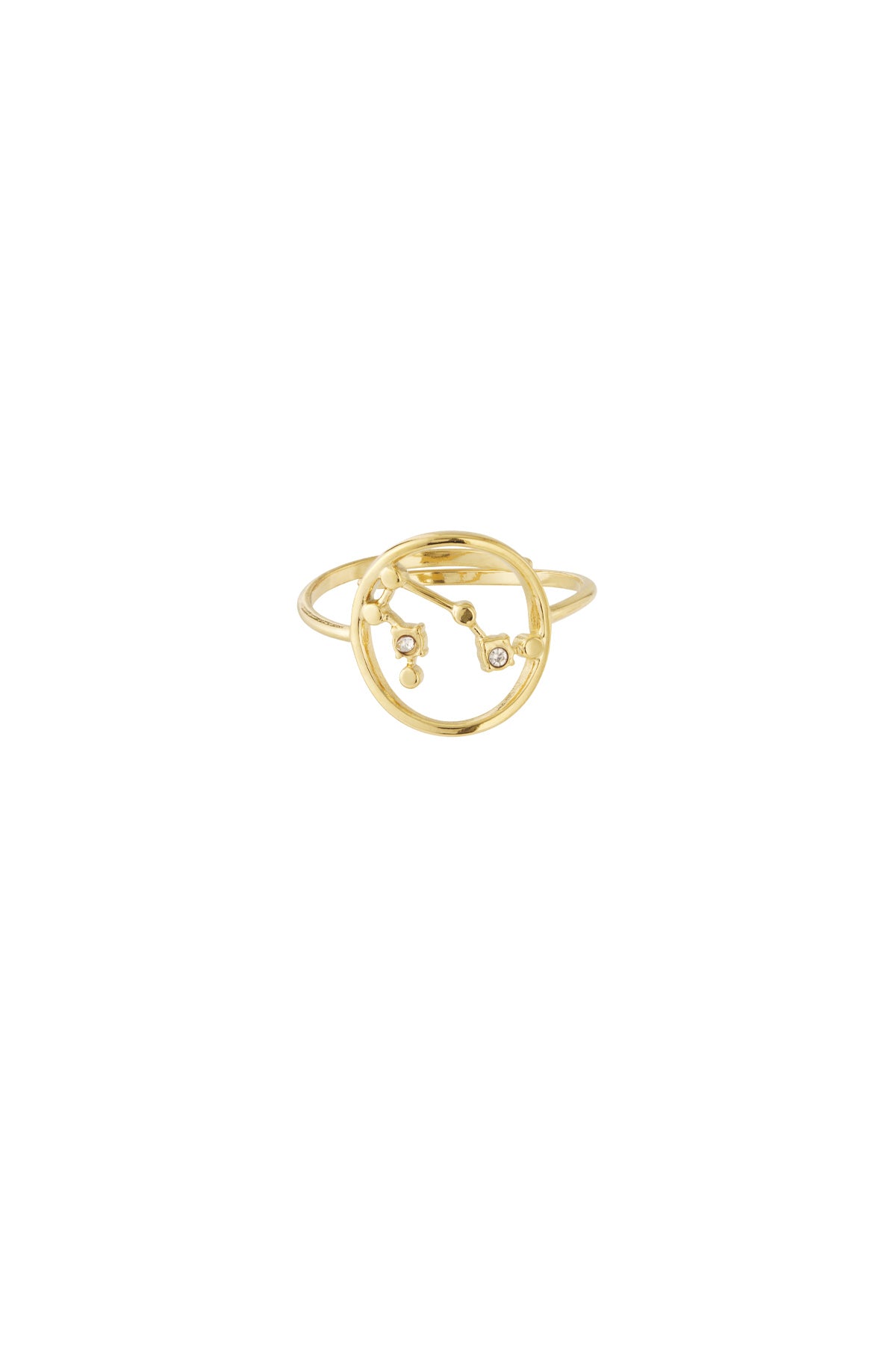 Sterrenbeeld met steen ring