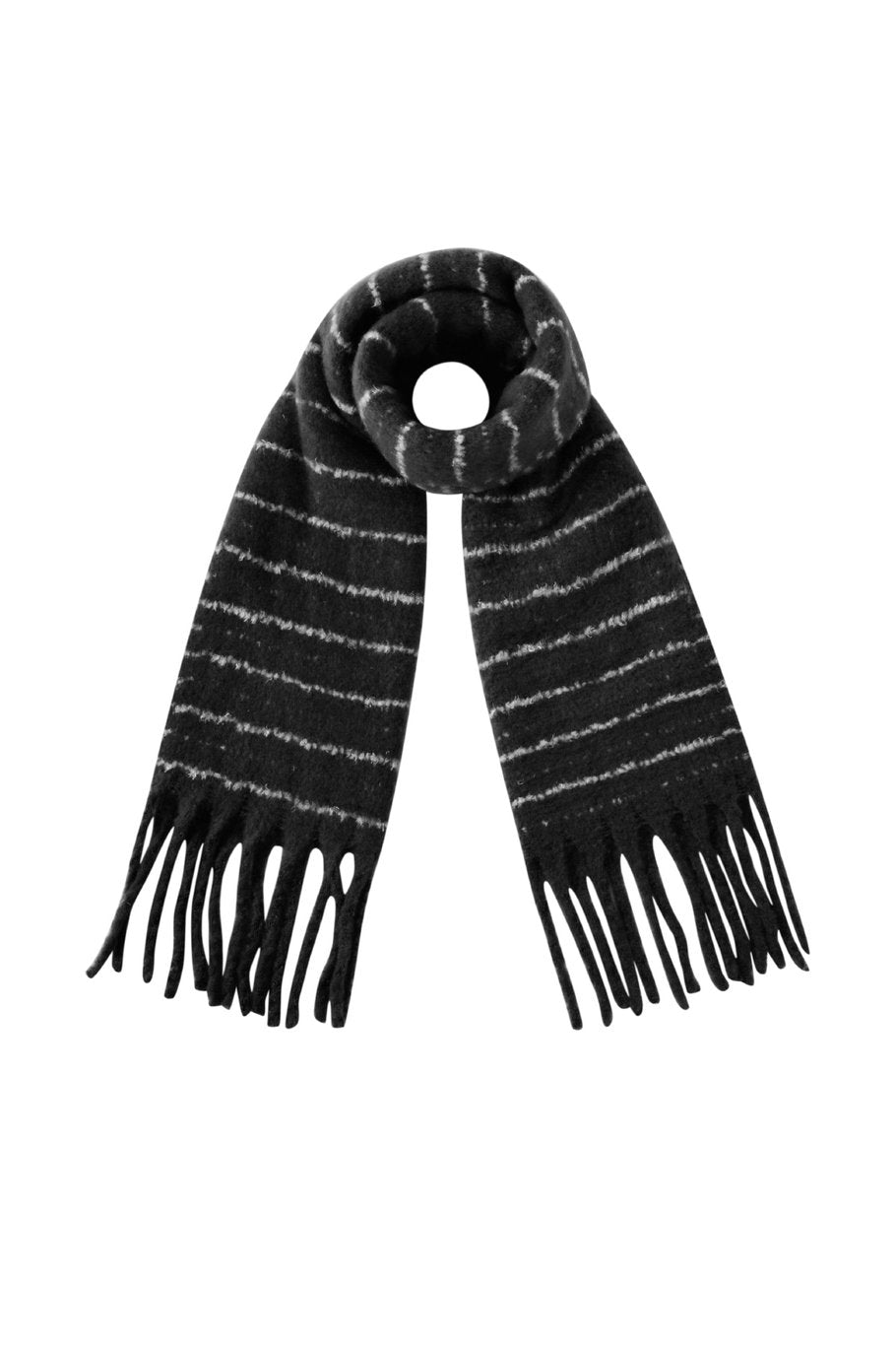 Amour cozy stripe sjaal