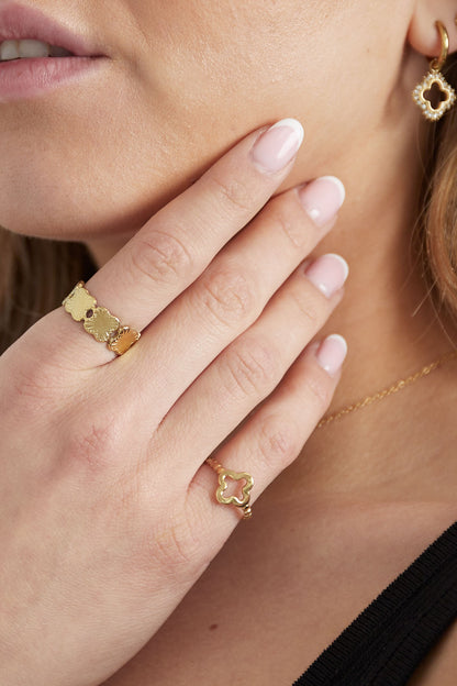 Ring met klaver