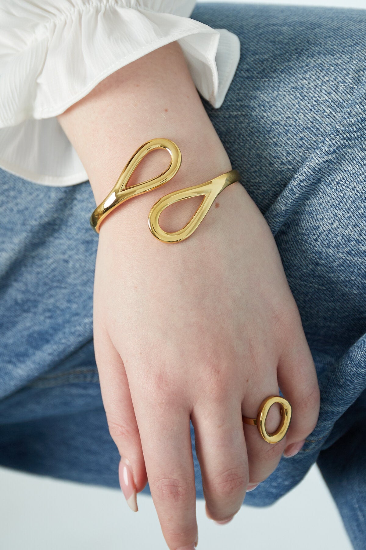 bangle met dubbele lus