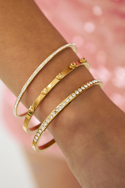 Bangle met hartdetails