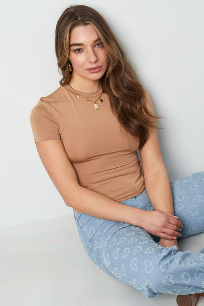 Korte mouwen top