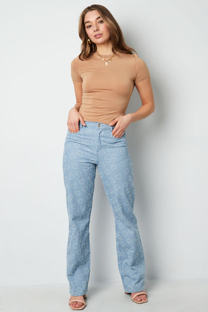 Korte mouwen top