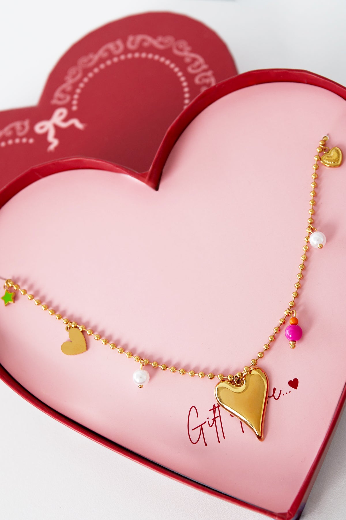 gift of love ketting met charms