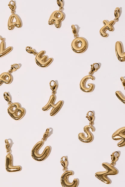 Sieraden bedel letter 