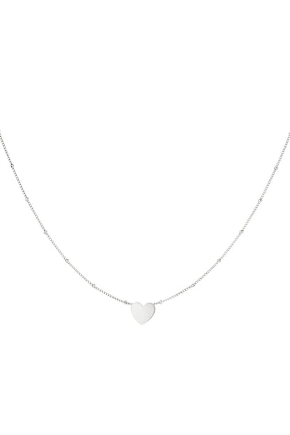 Minimalistische ketting hart Goud kleur Stainless Steel