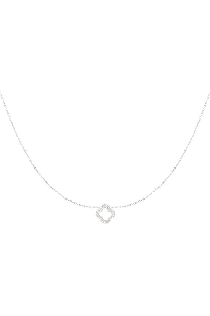 Klaver diamant ketting