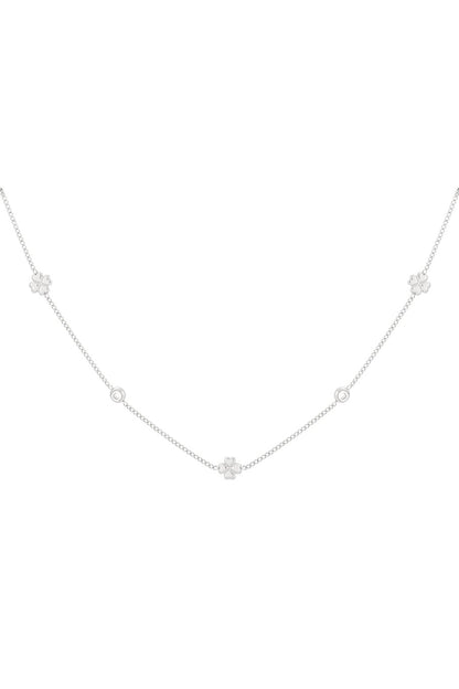 Diamant klaver ketting
