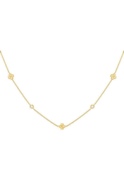 Diamant klaver ketting