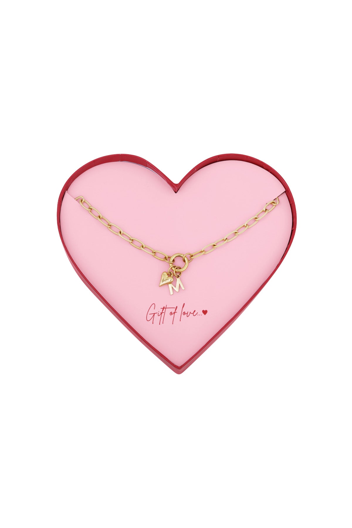 gift of love ketting letter M