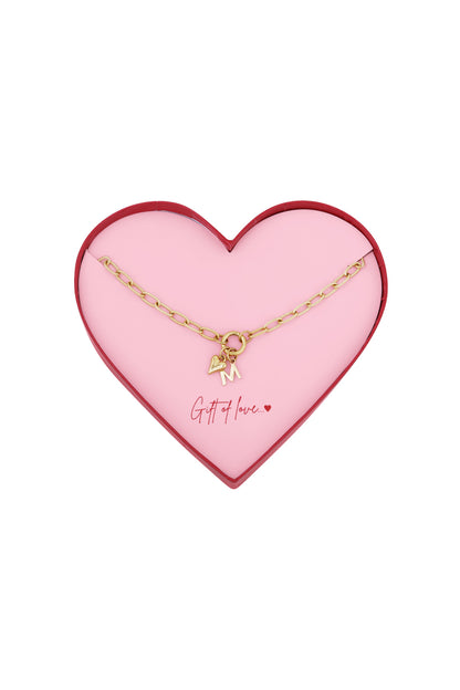 gift of love ketting letter M