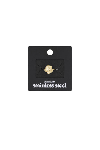 ring met schattige bloem