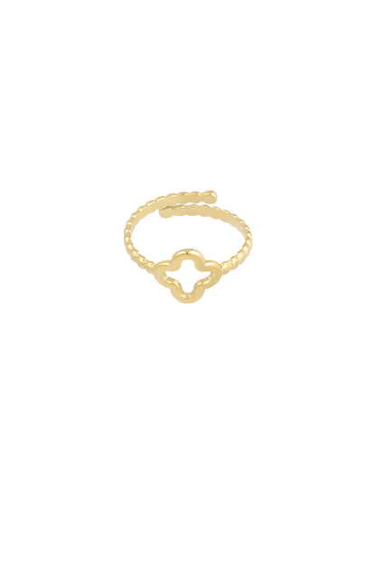 Ring met klaver