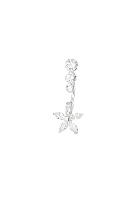 Navelpiercing bloem