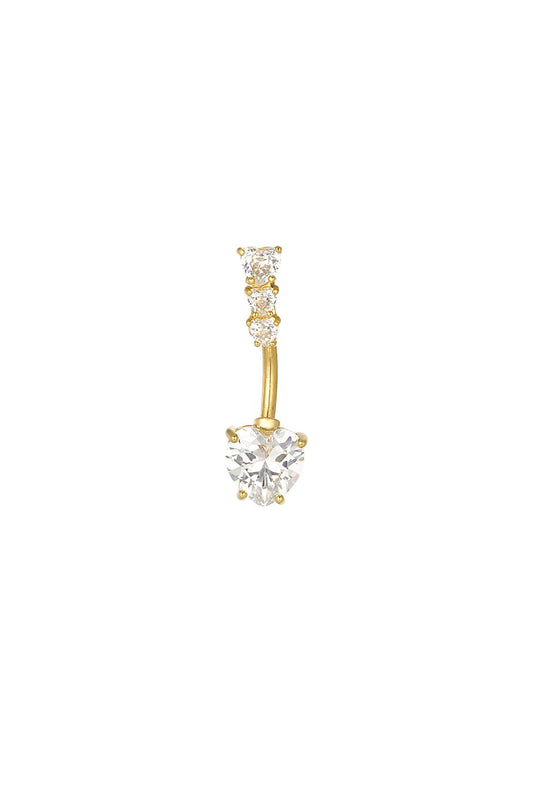 Navelpiercing Glitter drop