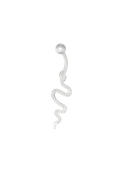 Slangen navelpiercing