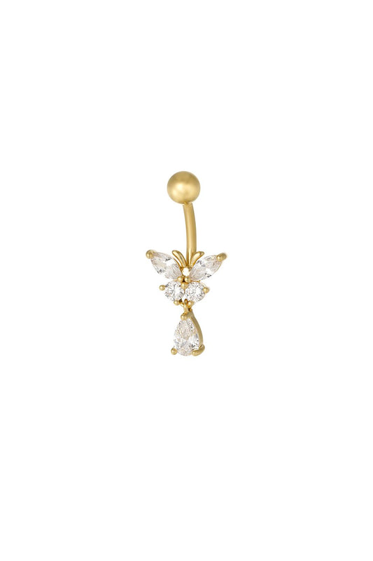 Navelpiercing crystal