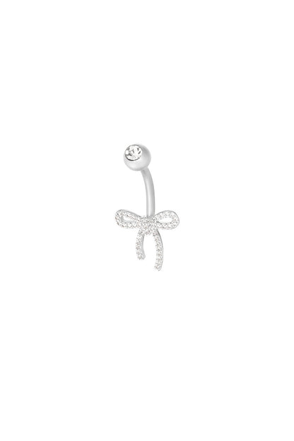 Navelpiercing met strikje