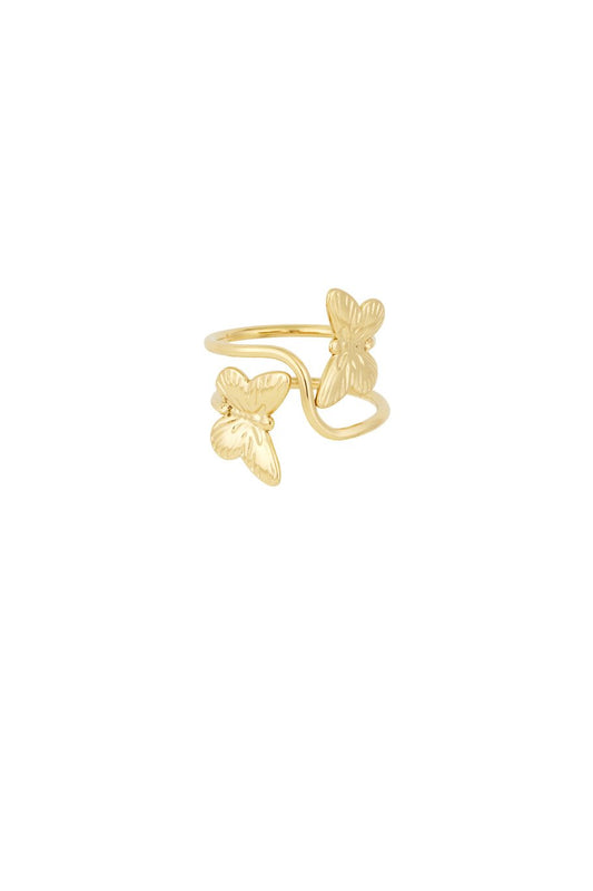 Ring met vlinders