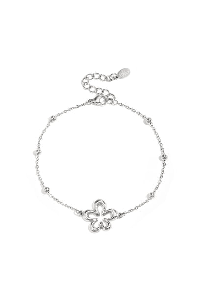 Armband met bloemetjes