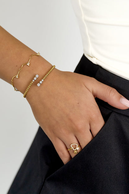 Luxe bangle diamantjes