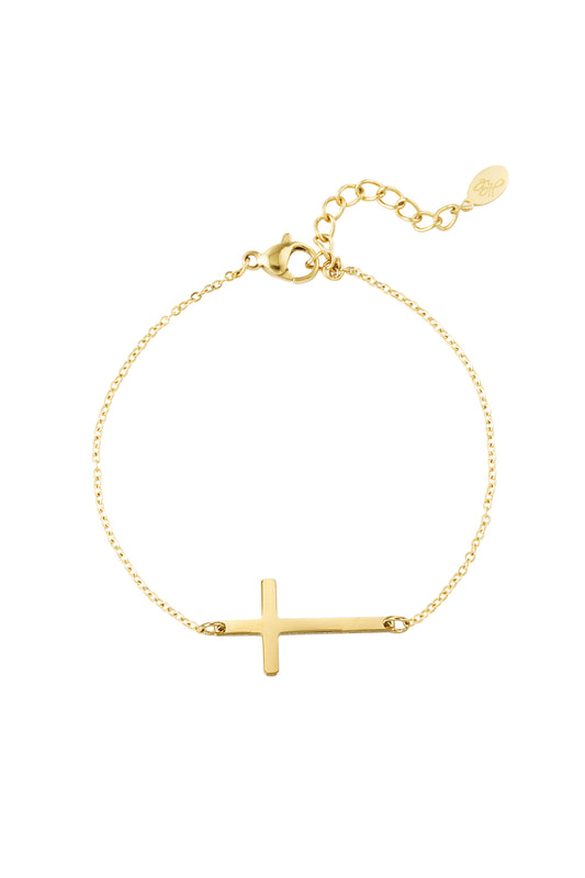 Armbandje met kruisje