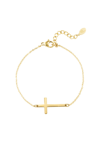 Armbandje met kruisje