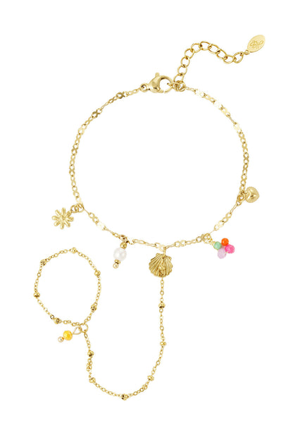 Handchain strand met bedels
