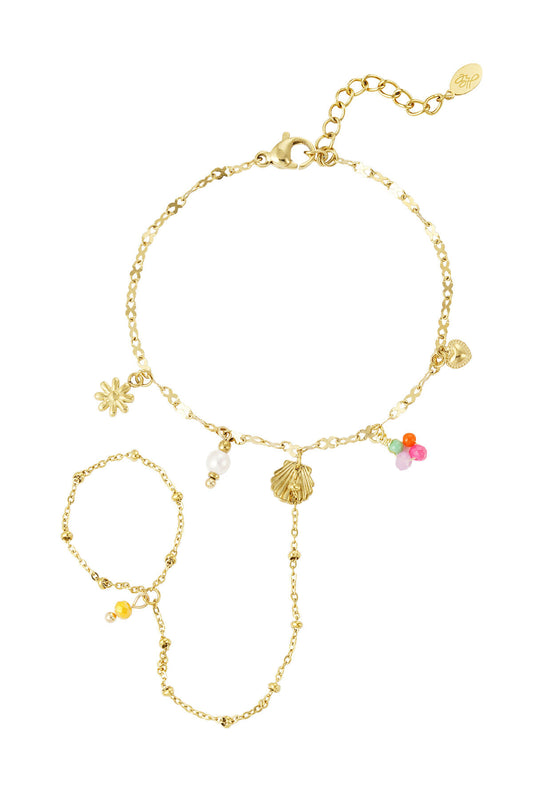 Handchain strand met bedels