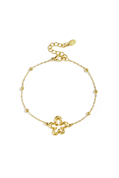 Armband met bloemetjes