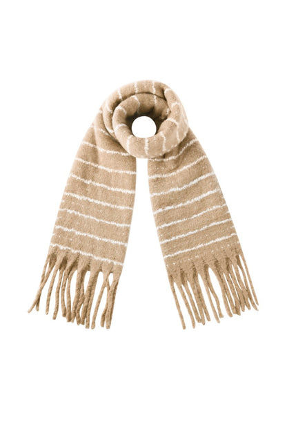 Amour cozy stripe sjaal