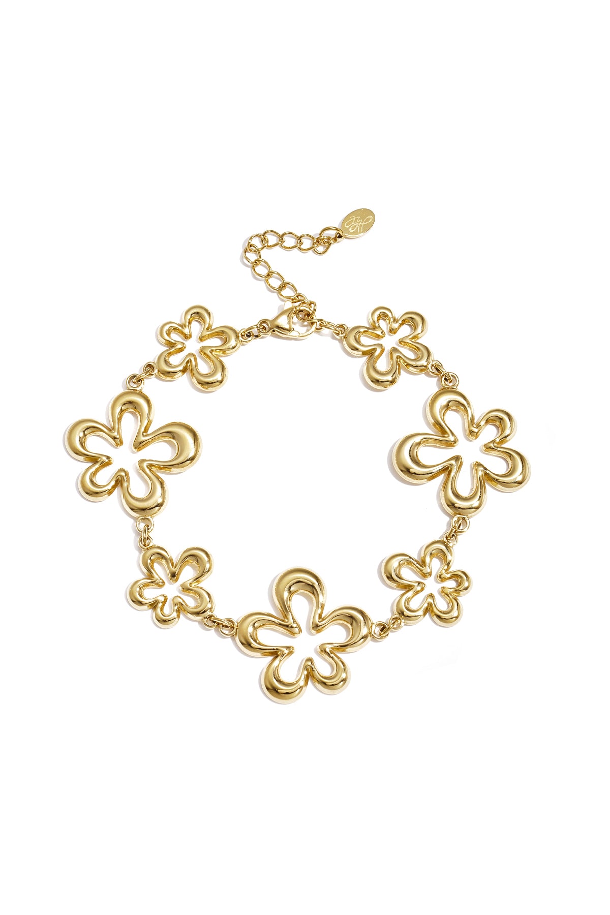Armband met bloemetjes