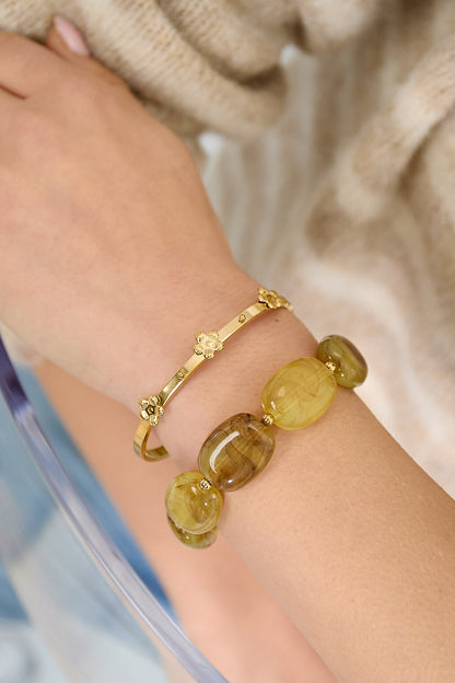 Bangle kleine bloemetjes
